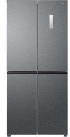 TCL RP470CXE2UK 470L Total No-Frost American Style Fridge Freezer - Stainless steel