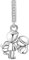 YUMINN Dancing and Kissing Charms 925 Sterling Silber für Armbänder und Halsketten Anhänger Perlen Valentinstag Muttertag Schmuck Geschenke für Frauen