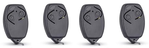Iyalezirk 4 mandos rojos para puerta de garaje, 433,92 MHz