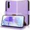 Case Collection for Samsung A56 5G Phone Case and Screen Protector - Leather Folio Flip [Kickstand] Shockproof Cover [RFID Blocking] Magnetic Wallet for Samsung Galaxy A56 5G Case Lavender