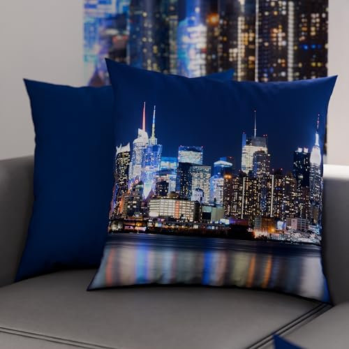 PETTI Artigiani Italiani – 2 Kissenbezüge 40x40 cm Mikrofaser – Sofakissenhüllen Dekokissen – Zierkissenbezüge für Couch, Bett, Wohnzimmer – Weiche Kissenhüllen mit modernem Design – Made in Italy