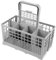 DOITOOL Household Dishwasher Cutlery Storage Basket for Kitchen Organization Multi-compartment Design for Various Dishes Easy Drainage Family and Friends