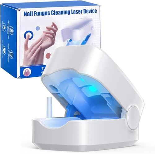 Professionelles Nagelpilz Lasergerät gegen Nagelpilz, Podoclear LLLT-Nagelpilztherapie für Beschädigte & Verfärbte Nägel, Sicher & Schmerzfrei (Weiß 1)