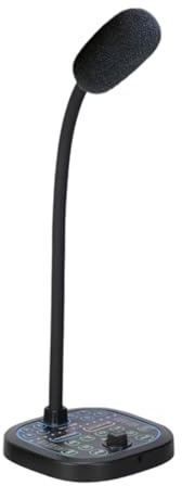 Lerpwige Instant Voice Provider Handheld Microphone with 16 Effects Compact Design for Mobile PC Gaming Consoles Black Real Time Voice Modulation Microphone