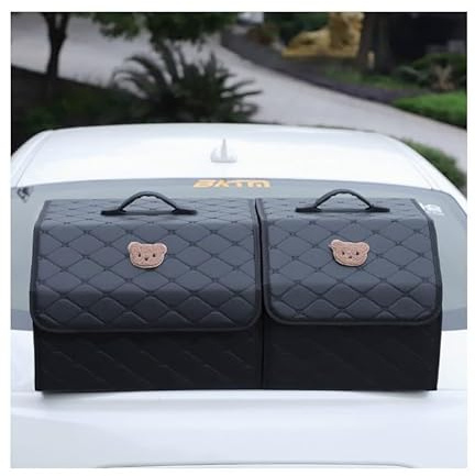 Kofferraum-Organizer für Fi𝘢t Talento Van 2016-,2Pack Gepäckaufbewahrungsbox aus Leder, wasserdichtes PU-Material, geeignet für Camping und die tägliche Aufbewahrung