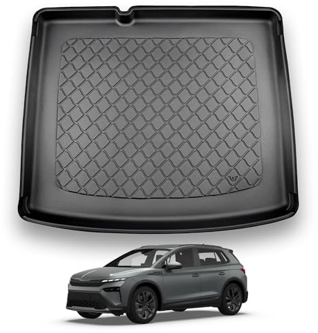 NOMAD Skoda Elroq (2025+) Boot Liner [Lower Boot Position] Premium Tailored Car Floor Mat Protector Recyclable Thermoplastic Waterproof Dog & Pet Friendly Raised Edges Compatible Custom Accessory