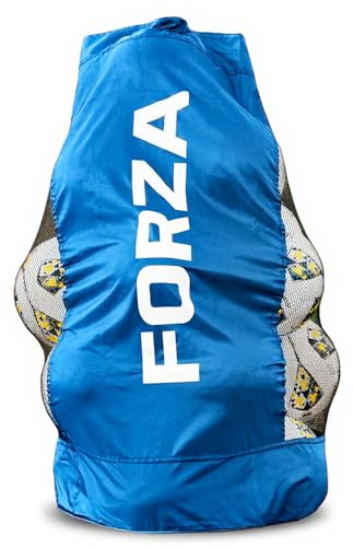 FORZA Jumbo Balltasche – Extra große Sporttasche für bis zu 20 Bälle, 283L Fassungsvermögen, Robustes 600D Polyester, Mit Kordelzug & Verstärktem Tragegurt, Für Training & Verein