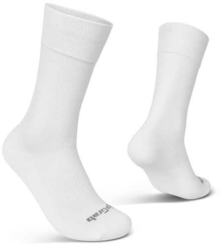 GripGrab EXPLR Gravel Socken Sommer Radsocken Coolmax MTB Fahrradsocken | Lang & Regular Cut, Cordura-Verstärkung für Haltbarkeit, atmungsaktive Coolmax EcoMade Fasern, elastische Fußgewölbestütze