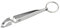 Wedo 271790054 Zeckenzange Quickex Picco mit Schlüsselring, aus Metall, silber