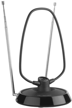 One For All Antenne TV intérieure– HD TV – Filtre 3G/4G/5G – Distance aux émetteurs 0 – 5 km – SV9033-5G