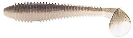 Keitech Fat Swing Impact 3,8 4,8 Gummifisch Gummiköder Shad Farbe 420 - Pro Blue Red Pearl, Größe 4.8
