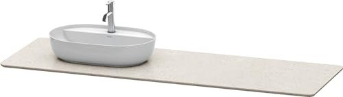 Duravit Duravit Quarzsteinkonsole LUV 25 x 1783 x 595 mm Ausschnitt links sand Struktur