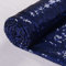 ShinyBeauty Pailletten Stoff 1 Yard Material Stoff Glitter Stoff von Yard Sewing Material für Hochzeitsfeier Dekoration (Navy blau, 1 Yard)