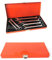 Set 6 Chiavi Combinate Cricchetto E Fisse Cromo Vanadium Con Contenitore In Metallo