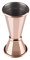 Buddy's Bar - Mesure de bar, 2 cl / 4 cl double mesure, mesures intérieures 1 cl / 3 cl, de haute qualité, jigger pour mesurer les ingrédients des cocktails, cuivre poli