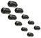 YARADECRO 10pcs Clip-on Ferrite Ring Core RFI EMI Noise Suppressor High-frequency Filter Cable Clips Clamp Bead Anti-interference for USB Data Loudspeaker Cable (10 pcs 3.5-13)