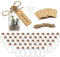 volila Small Glass Bottles with Corks (25ML x 48 Pack) Mini Glass Bottles with Stoppers - Small Bottles with Lids for DIY Crafts, Wedding Favours, Potion Bottles with Craft Labels, String and Funnel