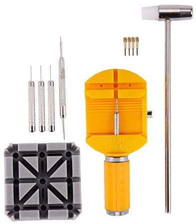 Jewecutger 11Pcs/Kit Metal Watch & Bracelet Link Remover Repair Repair Watch Belt Remover Watch Accessories