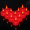 Ymenow LED Teelichter mit Timer, 12 Stück Elektrische Kerzen Rot Lange Brenndauer LED Kerzen mit Timerfunktion 3D Flackernde Flamme für Halloween Weihnachten Schlafzimmer Zimmer Hochzeit Deko - Rot