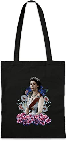 Urban Backwoods Queen Elizabeth Portrait I Borse riutilizzabili per la Spesa