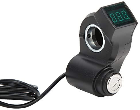 RiToEasysports Elektroroller-Zündschloss, 3-poliger Stecker, EIN-Knopf-Start-Roller-Schalterschloss mit 2 Schlüsseln für KUGOO für M4-Roller, ABS-Material