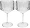 Koziol Superglas Club No. 15, 2 Stück, 400 ml, Cocktail- und Gin-Glas mit Stiel aus kristallklarem Kunststoff, luxuriös, unzerbrechlich, wiederverwendbar, Party, Camping,2er Set
