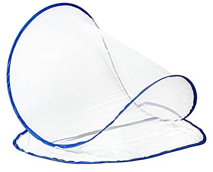 Fafeicy Mini Faltbares Moskitonetz für den Kopf - Ultraleichtes Zelt für Bettwäsche, Camping, Reisen, Terrasse, Schlafsack - Insektennetz, 48 G (L)