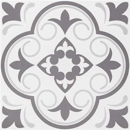 Elffloor Floor Tiles Self Adhesive, Peel and Stick Floor Tiles, Waterproof Vinyl Flooring for Bathroom Kitchen Living Room Bedroom Hallway 30cm×30cm 10pcs