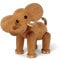 Spring Copenhagen Handgefertigte Holz-Elefantenfigur - Ollie: EIN Majestätisches Wohnaccessoire
