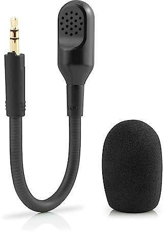 LEFXMOPHY Mic Replacement for New Razer BlackShark V2 Pro Wireless Gaming Headset 2023 Edition (Not for 2020) Black Shark 3.5mm Detachable Game Boom Microphone Accessory