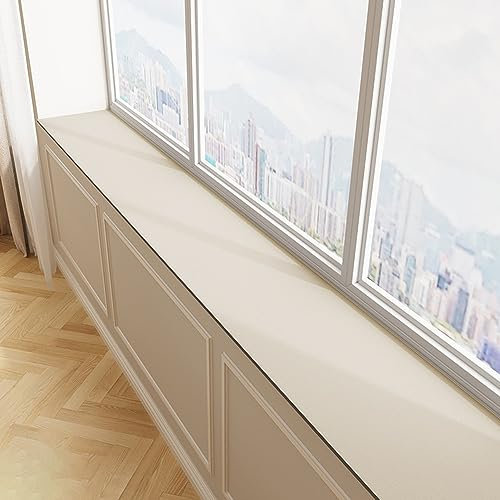 Acidea Diatomaceous Earth Mat for Windowsill, 3.9in x 114in Long Super Absorbent Rubber Backed Non-Slip Windowsill Mat, Quick Drying Easy to Clean Cuttable Absorbent Pad