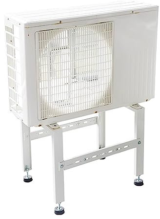 NALsa Soporte de Condensador Mini Dividido, Soporte de Montaje en Suelo de Aire Acondicionado, Soporte de Condensador de Acero galvanizado para Unidad de Aire Acondicionado Exterior, Soporte