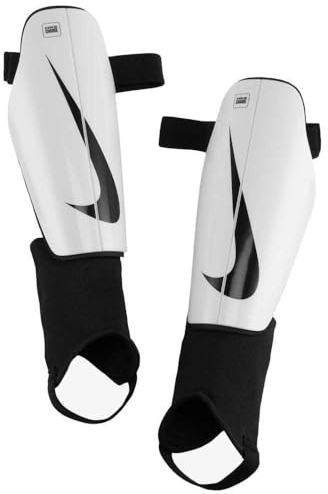 Nike, Charge, Fussball Schienbeinschoner, Weiß/Schwarz/Schwarz, XL, Unisex Erwachsener