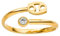 Purelei® Sternzeichen Ring Krebs (Gold) – Wasserfester Damenring aus langlebigem Edelstahl – Verstellbare Ringe von Größe 50 bis 60 – Modeschmuck für deinen individuellen Look