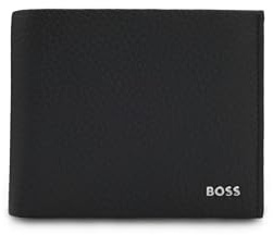 BOSS Men's New Crosstown_TRIF. 10242583 0 Trifold Wallet, Black, ONESI