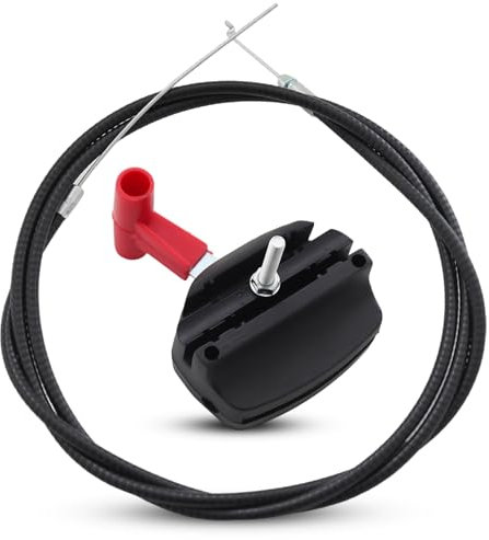 Mtanlo Lawnmower Throttle Cable,Lawn Mower Cable, Throttle Cable, Handle Kit for Petrol Electric Lawnmower,Universal Throttle Cable for Lawn Mower