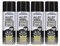 DIOXSTAR Alloy Wheel Spray Paint, Black Matt Finish, Fast Drying, Removes Scratches & Scuffs from Alloy Wheels, Easy to Use, Durable Wheel Paint, 400ml (4 PCS)