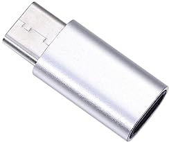 Veemoon Universal Phone USB Camera Mount for Vinyl Siding USB Adaptor Cellphone Camera Base Arc Adapters Micro USB to Type c Adapter Hard Disk Drive Adapter Adaptador Universal Silver
