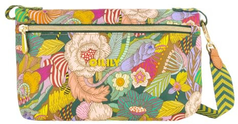 Oilily Rixt Reversible Shoulder Bag Dark Green