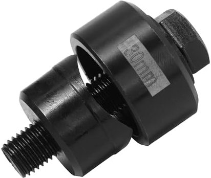 Blechlocher Lochstanzer Schraublochstanzer 30 mm Blechstanzer Lochschneider mit Sechskantadapter für Küchenarmaturen, Spüle, Stahlplatte, Edelstahl, Metall