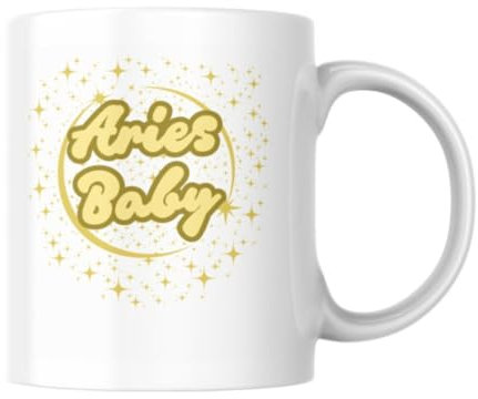 VARZI Tazza In Ceramica Segno Zodiacale Idea Regalo 1956 (Ariete)