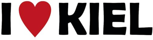 chemstickattack I Love Kiel Aufkleber Sticker Autoaufkleber Liebe Herz Städte ca. 11x3,5 cm wetterbeständig