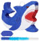Shark A pinata WERNNSAI Hai Piñata – Ozean Hai Geburtstagsparty Dekoration für Kinder und Jungen mit Augenbinde und Fledermaus für Unterwasser Partyzubehör Babyparty Geburtstagsspiel Set