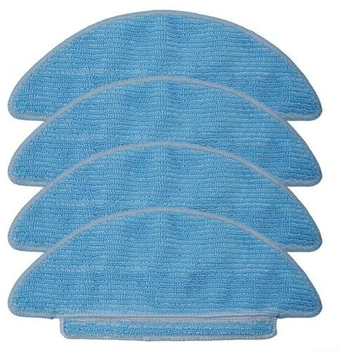 Reinigungstücher 4er Set für Lubluelu für SL60 Plus Saugroboter entwickelt für optimale Schmutzaufnahme