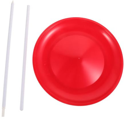 Abaodam Assiette Tournante de Jonglerie avec Ensemble de Jonglage en Plastique Accessoires de Jonglage pour Garçon et Filles Performances Polyvalentes pour Spectacles de Rue 1 Set