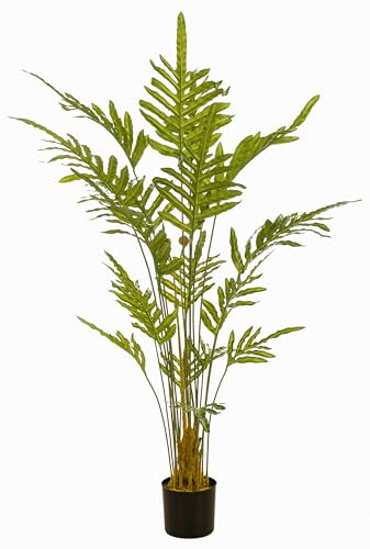 artplants.de Künstlicher Goldtüpfelfarn KLAVON, grün, 150cm | Kunst Farnpflanze