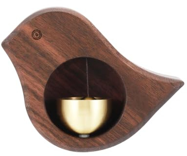 ROKZELT Campanello Porta Ingresso, A forma di uccello Door Bell, Campanello per Negozianti, Campanello Magnetico per Porta Campanello in Legno per Negozianti per Frigorifero Giardino Cortile