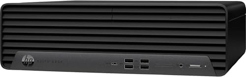 HP EliteDesk 800 G9 SFF Desktop Computer PC, Intel Core i7-12700, 16GB RAM, 512GB SSD, WiFi, Bluetooth, US QWERTY Tastatur, Windows 11 Pro (Generalüberholt)
