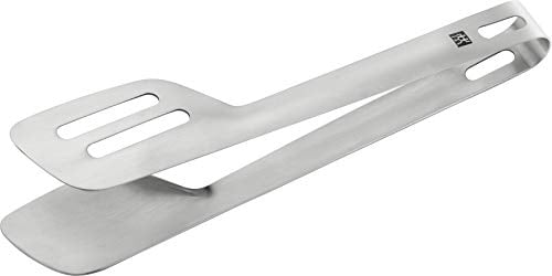 ZWILLING Pro Universal-, Grill-, Küchen-, Pasta- und Salatzange oder zum Servieren, Ergonomisch geformter Griff, Rostfreier Edelstahl, Silber