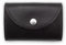 Kondometui (schwarz) aus Leder für 3 Kondome – praktisch edel und diskret – made in Germany - Kondom Etui aus hochwertigem PU-Rindleder mit Sonnenstrom für Sie produziert (schwarz)
